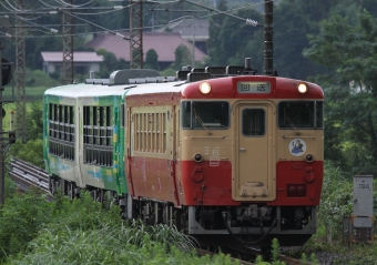 JR東日本 キハ40形 キハ40 1007 鉄道フォト・写真 by Kazoo8021さん 蒲須坂駅：2011年08月26日15時ごろ