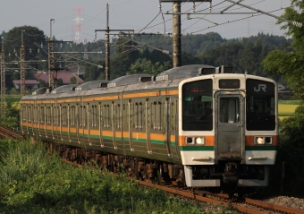 JR東日本 クハ210形 クハ210-3030 鉄道フォト・写真 by Kazoo8021さん 蒲須坂駅：2011年09月08日16時ごろ