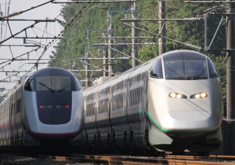 JR東日本 E322形(M2c) つばさ(新幹線) E322-2011 鉄道フォト・写真 by Kazoo8021さん 高久駅：2011年09月09日08時ごろ