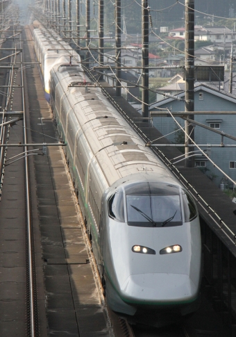 JR東日本 E322形(M2c) つばさ(新幹線) E322-2008 鉄道フォト・写真 by Kazoo8021さん 片岡駅：2010年10月03日08時ごろ