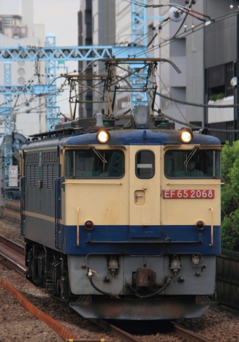 JR貨物 国鉄EF65形電気機関車 EF65 2068 鉄道フォト・写真 by Kazoo8021さん 関内駅 (JR)：2022年09月17日13時ごろ