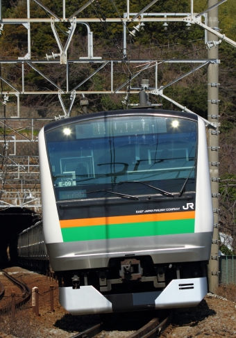 JR東日本 クハE232形 クハE232-3009 鉄道フォト・写真 by Kazoo8021さん 根府川駅：2015年02月15日11時ごろ