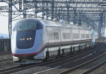 JR東日本 E322形(M2c) やまびこ(新幹線) E322-22 鉄道フォト・写真 by Kazoo8021さん 那須塩原駅：2015年01月25日10時ごろ