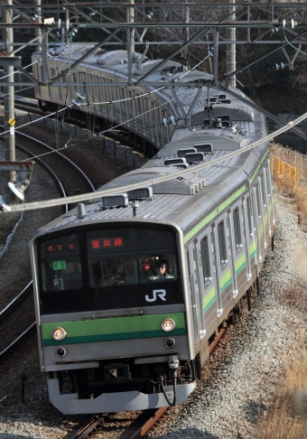 JR東日本 クハ205形 クハ205-68 鉄道フォト・写真 by Kazoo8021さん 成瀬駅：2014年01月13日13時ごろ