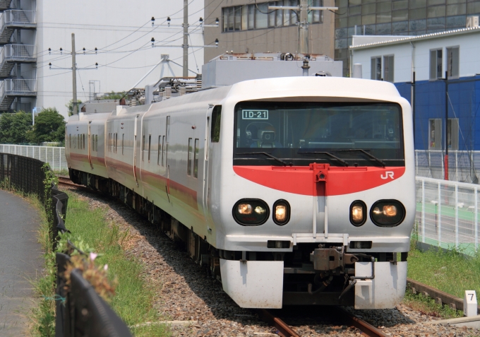 鉄道フォト・写真：JR東日本キヤE193系気動車 キクヤE193-1 越中島駅 鉄道フォト・写真 by Kazoo8021さん - 撮影日 2013/08/09 12:42