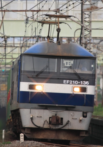 JR貨物 EF210形 EF210-136 鉄道フォト・写真 by Kazoo8021さん 花月総持寺駅：2013年07月06日05時ごろ