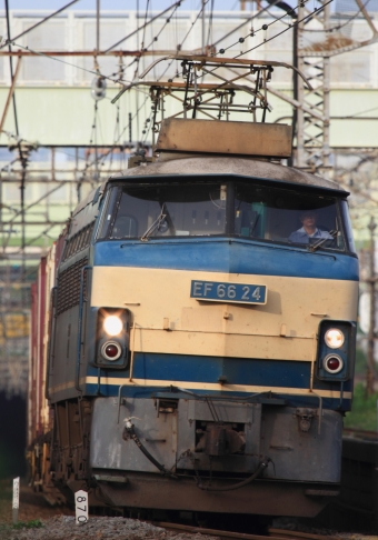 JR貨物 国鉄EF66形電気機関車 EF66 24 鉄道フォト・写真 by Kazoo8021さん 花月総持寺駅：2013年07月06日06時ごろ