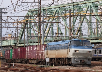JR貨物 国鉄EF66形電気機関車 EF66 104 鉄道フォト・写真 by Kazoo8021さん 鶴見駅：2013年07月06日07時ごろ