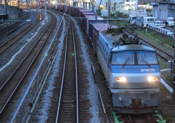 JR貨物 国鉄EF66形電気機関車 EF66 119 鉄道フォト・写真 by Kazoo8021さん 戸塚駅 (JR)：2013年05月25日04時ごろ