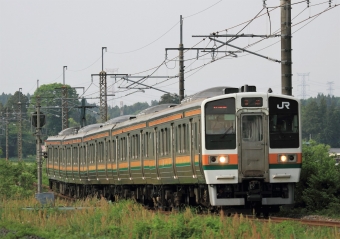 JR東日本 クハ210形 クハ210-1006 鉄道フォト・写真 by Kazoo8021さん 蒲須坂駅：2012年05月26日16時ごろ