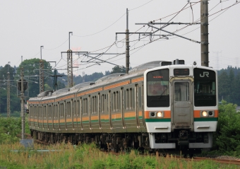 JR東日本 クハ210形 クハ210-3023 鉄道フォト・写真 by Kazoo8021さん 蒲須坂駅：2012年05月26日16時ごろ