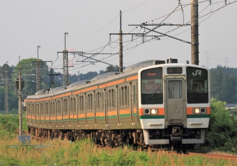 JR東日本 クハ210形 クハ210-3024 鉄道フォト・写真 by Kazoo8021さん 蒲須坂駅：2012年05月26日16時ごろ