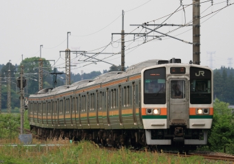 JR東日本 クハ210形 クハ210-3033 鉄道フォト・写真 by Kazoo8021さん 蒲須坂駅：2012年05月20日16時ごろ