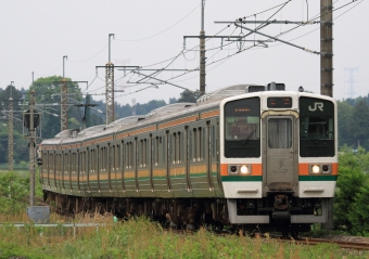 JR東日本 クハ210形 クハ210-3024 鉄道フォト・写真 by Kazoo8021さん 蒲須坂駅：2012年05月20日16時ごろ