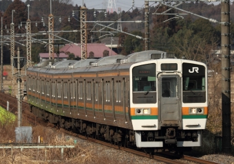 JR東日本 クハ210形 クハ210-1009 鉄道フォト・写真 by Kazoo8021さん 蒲須坂駅：2012年02月18日14時ごろ
