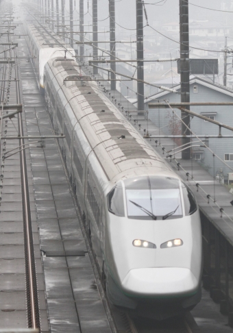 JR東日本 E322形(M2c) つばさ(新幹線) E322-2012 鉄道フォト・写真 by Kazoo8021さん 片岡駅：2011年11月06日12時ごろ