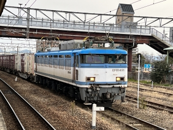 JR貨物 国鉄EF81形電気機関車 EF81 451 鉄道フォト・写真 by dj_uskeさん ：2022年01月30日08時ごろ