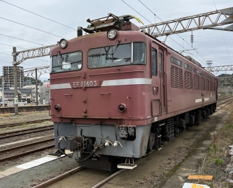 JR貨物 国鉄EF81形電気機関車 EF81 403 鉄道フォト・写真 by dj_uskeさん ：2022年03月21日12時ごろ