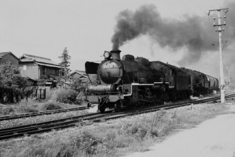 国鉄D60形蒸気機関車 D6026 鉄道フォト・写真 by tsubame0215さん 筑前山家駅：1971年06月04日00時ごろ