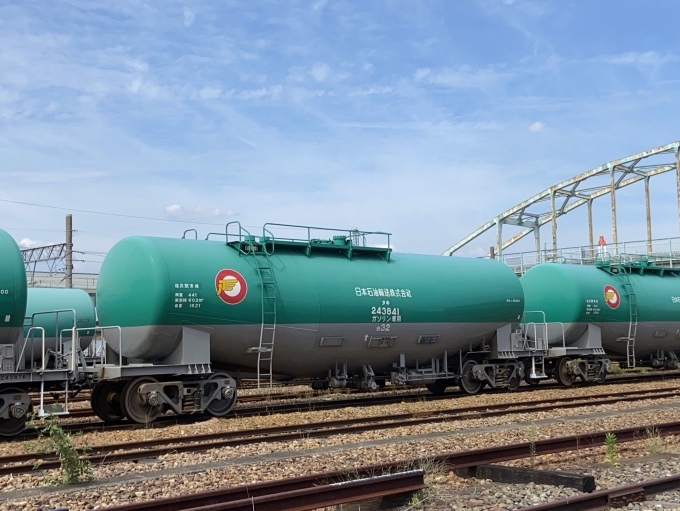 JR貨物 国鉄タキ43000形貨車 タキ243841 塩浜駅 鉄道フォト・写真 by ポムフリットさん レイルラボ(RailLab)