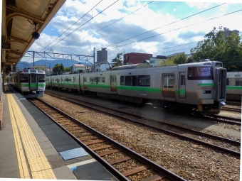 JR北海道 クハ733形 クハ733-209 鉄道フォト・写真 by さんたかさん 小樽駅：2014年08月29日14時ごろ