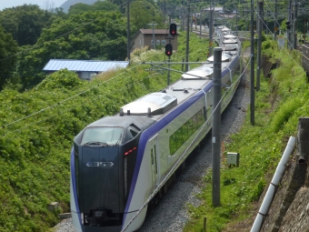 JR東日本E353系電車 E353系 鉄道フォト・写真 by 急行「志賀」さん 姨捨駅：2023年07月07日10時ごろ