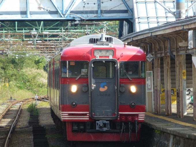 鉄道フォト・写真：しなの鉄道115系電車 115系 妙高高原駅 (しなの鉄道) 鉄道フォト・写真 by 急行「志賀」さん - 撮影日 2023/10/07 09:17