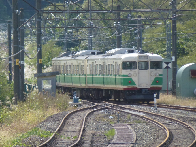 鉄道フォト・写真：しなの鉄道115系電車 115系 妙高高原駅 (しなの鉄道) 鉄道フォト・写真 by 急行「志賀」さん - 撮影日 2023/10/07 10:51