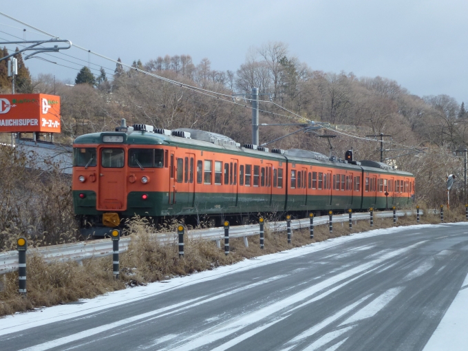 鉄道フォト・写真：しなの鉄道115系電車 115系 牟礼駅 鉄道フォト・写真 by 急行「志賀」さん - 撮影日 2024/01/01 09:45