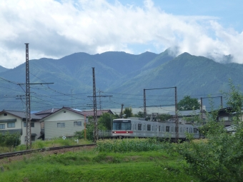 長野電鉄3000系電車 長野電鉄3000系 鉄道フォト・写真 by 急行「志賀」さん 夜間瀬駅：2024年07月04日09時ごろ