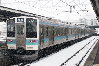 JR東日本 クハ211形 クハ211-2022 鉄道フォト・写真 by わんべあさん 松本駅 (JR)：2018年01月23日14時ごろ