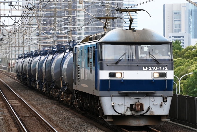JR貨物 EF210形 EF210-172 鉄道フォト・写真 by わんべあさん 検見川浜駅：2020年07月13日14時ごろ