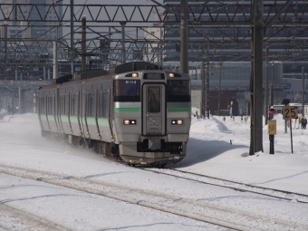 クハ733-114 鉄道フォト・写真