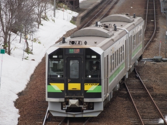 JR北海道 H100形 H100-7 鉄道フォト・写真 by 熱血男子さん 塩谷駅：2023年03月26日12時ごろ