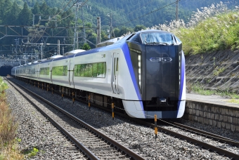 JR東日本E353系電車 あずさ 鉄道フォト・写真 by ぽんすけさん みどり湖駅：2020年09月22日12時ごろ