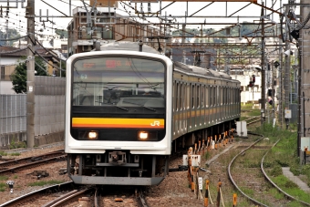 JR東日本209系電車 鉄道フォト・写真 by もりもりさん 登戸駅 (JR)：2014年06月14日13時ごろ