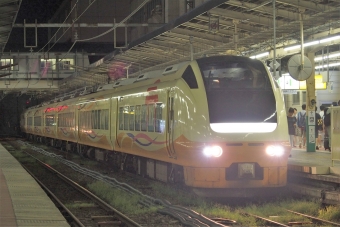 JR東日本E653系電車 鉄道フォト・写真 by もりもりさん 新潟駅：2015年08月11日20時ごろ