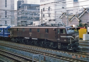 JR東日本 国鉄EF58形電気機関車 鉄道フォト・写真 by もりもりさん 鶯谷駅：1990年10月14日15時ごろ