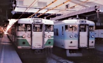 JR東日本 国鉄115系電車 鉄道フォト・写真 by もりもりさん 長野駅 (JR)：1994年08月13日08時ごろ
