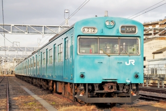 JR西日本 国鉄103系電車 鉄道フォト・写真 by もりもりさん 鳳駅：2017年02月07日16時ごろ