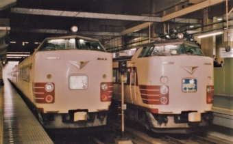 JR東日本 国鉄485系電車 鉄道フォト・写真 by もりもりさん 上野駅 (JR)：1990年03月03日12時ごろ