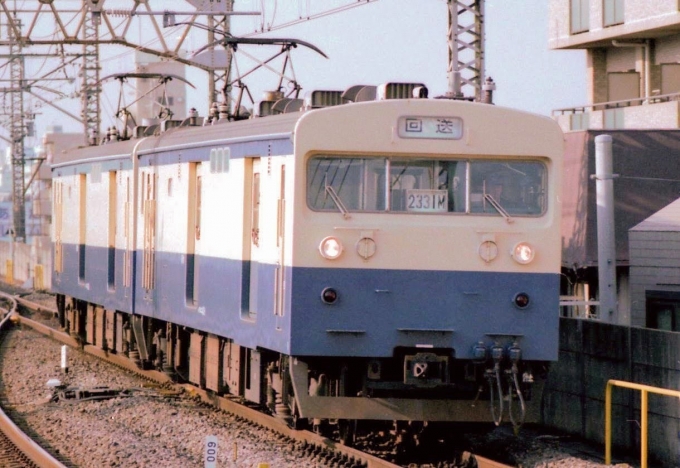 JR東日本 国鉄143系電車 鉄道フォト・写真 by もりもりさん 市川駅：1996年08月23日13時ごろ