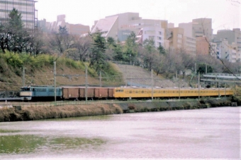 JR貨物 国鉄EF65形電気機関車 鉄道フォト・写真 by もりもりさん 市ケ谷駅 (JR)：1996年11月24日12時ごろ