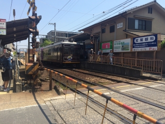 京福電気鉄道 京福モボ21形 27 鉄道フォト・写真 by ゆっくりボムさん ：2016年04月30日11時ごろ