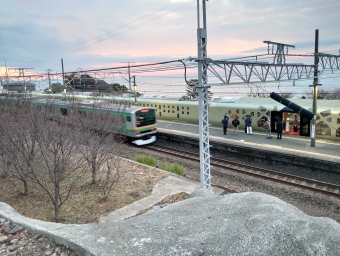 JR東日本 TRAIN SUITE 四季島(特急) 鉄道フォト・写真 by よっちゃんさん 根府川駅：2022年02月13日06時ごろ