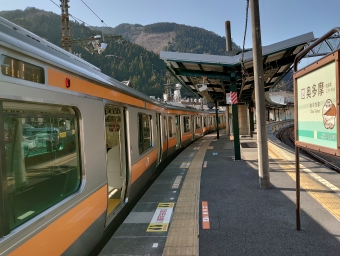 JR東日本 鉄道フォト・写真 by よっちゃんさん 奥多摩駅：2021年03月11日14時ごろ