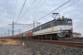 JR貨物 国鉄EF65形電気機関車 EF65-1074 鉄道フォト・写真 by ポン太さん 東鷲宮駅：2009年02月11日06時ごろ