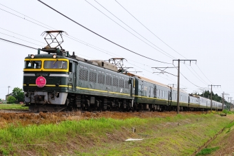 JR西日本 国鉄EF81形電気機関車 トワイライトエクスプレス(特急) EF81-104 鉄道フォト・写真 by ポン太さん 帯織駅：2009年05月28日09時ごろ
