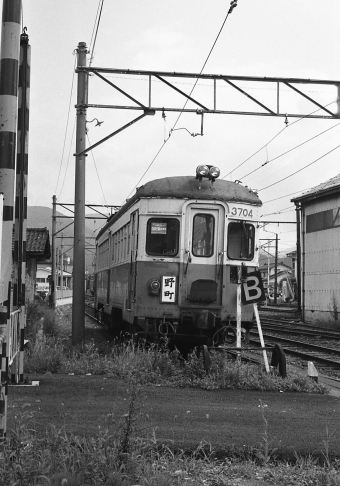 北陸鉄道 モハ3700形 モハ3702 鉄道フォト・写真 by ポン太さん 鶴来駅：1979年08月01日00時ごろ