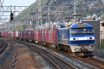 JR貨物 EF210形 EF210-129 鉄道フォト・写真 by ポン太さん 島本駅：2024年04月07日06時ごろ